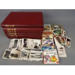 A quantity of Senior Service cigarette cards including Sights Of Britain series 2, The Navy,