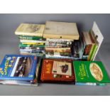 A quantity of books relating to trains and railways, two boxes.