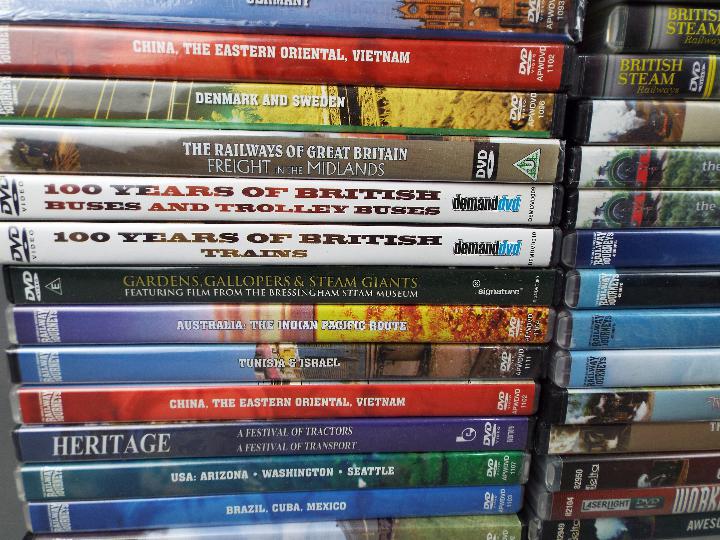 A box of DVD's, predominantly rail and steam related. - Image 4 of 4