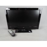 A Bush 22" television / DVD player combination, with remote.