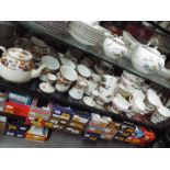 A quantity of various dinner and tea wares to include Gibson and Sons, Royal Vale,