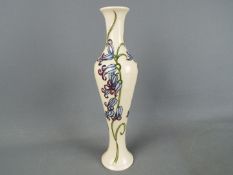 Moorcroft - A Moorcroft Pottery vase in the 'Bluebell Harmony' pattern,