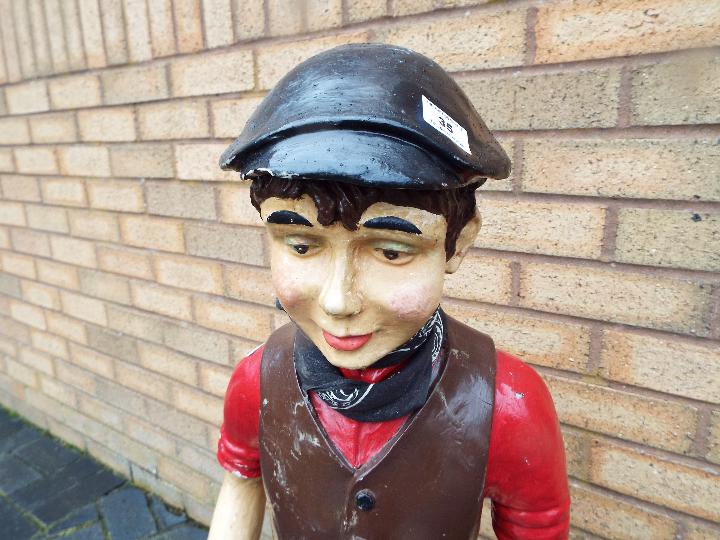 A vintage shop Mannequin in the form of a boy, - Image 2 of 4