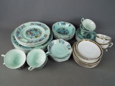 Lot to include Adams Calyx Ware 'Saraband' pattern and a small quantity of Noritake.