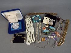A quantity of costume jewellery to include Camrose & Kross and similar.