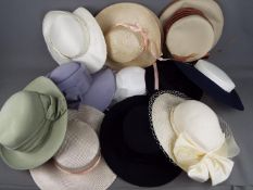 A quantity of lady's hats.