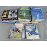 A quantity of military related books and Aeroplane Monthly magazine from the 1970's onwards.