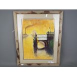 R Collier, a canal side landscape in an industrial setting, signed lower left,