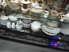 A quantity of Myott 'Finlandia' pattern dinner and tea wares, approximately 77 pieces.