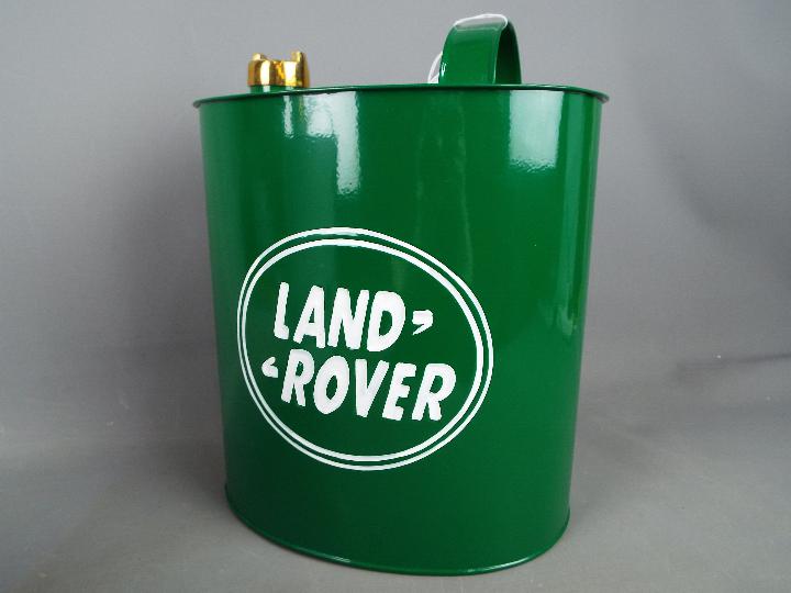 Two reproduction petrol cans, Land Rover and Porsche, approximately 35 cm (h). - Image 3 of 3