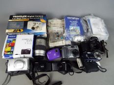 Photography - A collection of cameras to include Cosina, Canon, Olympus and similar.