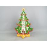 A Villeroy & Boch ceramic Christmas tree model, approximately 37 cm (h), contained in original box.