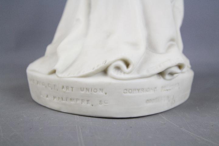 A Copeland parian figurine, after L A Malempre for the Ceramic and Crystal Palace Art Union, - Image 4 of 5