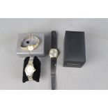 Watches - a Sekonda wrist watch with mother of pearl dial, date window,