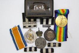 World War One medal pair comprising British War Medal and Victory Medal named to 29986 PTE. W. A.