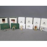 Swarovski Crystal - four Swarovski Crystal collectables to include Juke box, bell,