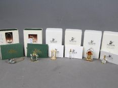 Swarovski Crystal - four Swarovski Crystal collectables to include Juke box, bell,