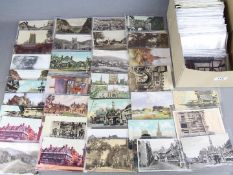 Deltiology - in excess of 350 early - mid period UK postcards to include the Midlands,