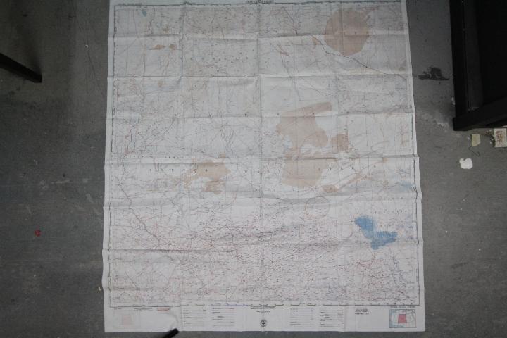 Cold War USAF Operational Navigational Silk Chart, 1950- (CL-400) Niger River and (CL-401) Tibesti. - Image 2 of 2