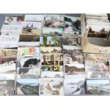 Deltiology - in excess of 500 mainly early period UK topographical and subject postcards to include