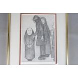 After Laurence Stephen Lowry (1887-1976), 'Family Discussion', limited edition print 7/850,