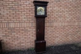 Longcase clock -a George III period clock with eight day movement,