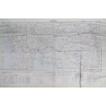 Cold War/Vietnam War Silk Escape Map of Bangkok and Saigon - War Office,