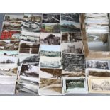 Deltiology - in excess of 500 early - mid period UK topographical postcards to include a few