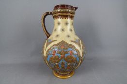 A large Villeroy & Boch Mettlach stoneware jug of baluster form,