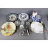 A mixed lot to include a collection of ceramics to include Royal Doulton Series Ware plates,