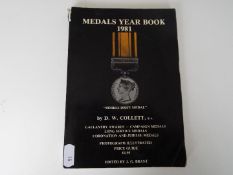 Medals Year Book 1981, D W Collett, illustrated, Armes Militaria, Special 5,6,7,8,9,10,12 and 17,