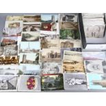 Deltiology - in excess of 500 UK topographical and subject postcards to include real photo types,
