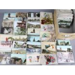 Deltiology - in excess of 500 early - mid period UK postcards to include subjects, some foreign,