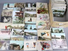 Deltiology - in excess of 500 early - mid period UK postcards to include subjects, some foreign,