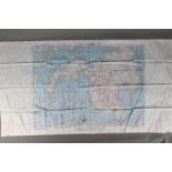 WW2 Silk Survival Chart, 1944- US "AFF CLOTH CHART - Philippine Series", double-sided. No.