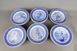 Swedish Ceramics - Twenty two limited edition Rorstrand Mother's Day plates 1974 - 1995.