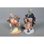 Royal Doulton - two figurines depicting Good King Wenceslas HN 2118, approx 21.