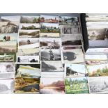 Deltiology - in excess of 500 early-mid period UK postcards with some subjects and foreign to