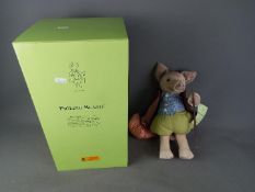 Steiff - A limited edition Beatrix Potter 'Pigling Bland', 448/1500, contained in original box.