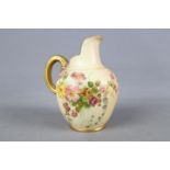 Royal Worcester - An early 20th century blush ivory ground jug, shape 1094,