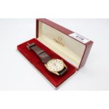 A gentleman’s gold-plated stainless steel case Omega Constellation automatic chronometer certified