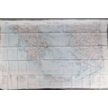 Cold War Fabric Survival Map of Europe,