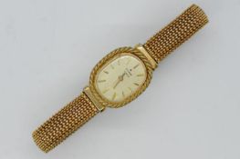 Shaw - a Shaw incabloc wrist watch with expandable bracelet, stamped to the case,