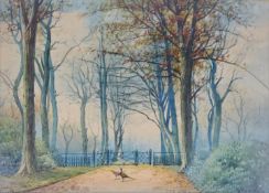 Anton Connelly (British 19th / 20th c) - an early 20th century watercolour depicting a scene from
