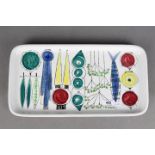 Marianne Westman for Rorstrand, a rectangular tray in the Picknick pattern,