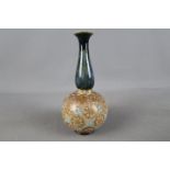 A Doulton Lambeth, Doulton & Slaters Patent stoneware bottle vase,