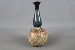 A Doulton Lambeth, Doulton & Slaters Patent stoneware bottle vase,