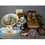 Mixed General - Two boxes containing mixed ceramics and collectables including a part Denby service,