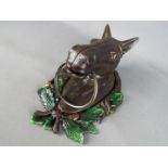 A cast horse head door knocker.