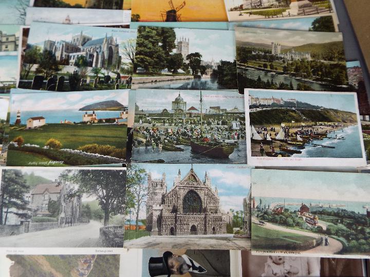 Deltiology - in excess of 400 UK and foreign topographical postcards mainly early period with - Image 3 of 3